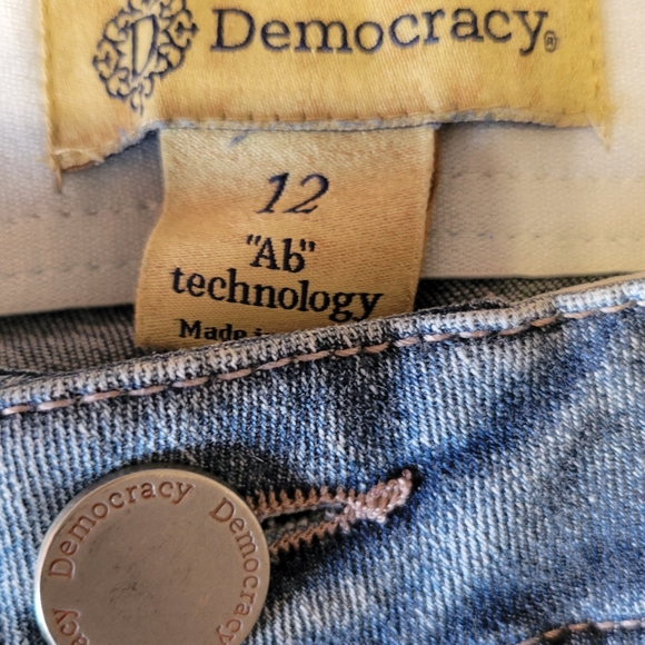 Democracy "Ab" womans jeans size 12 - Picture 5 of 13